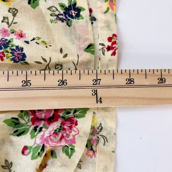 Vintage LEI Yellow Floral Long Sleeve Shirt Snap Button Western Boho - Size XXL - Picture 7 of 7